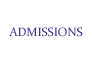 admissions